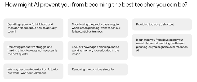 Last week's session talked about 'productive struggle' as a sign you're learning. I was very pleased to see the term pop up here!