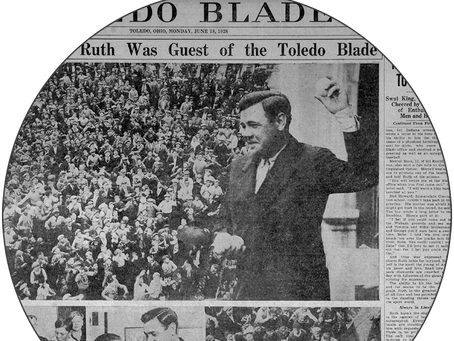 Babe Ruth Homers at Swayne Field