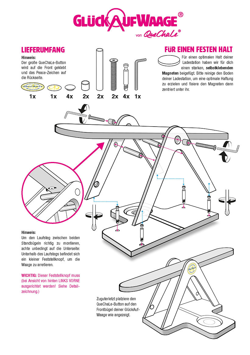Aufbauanleitung Illustration von Martin Tazl