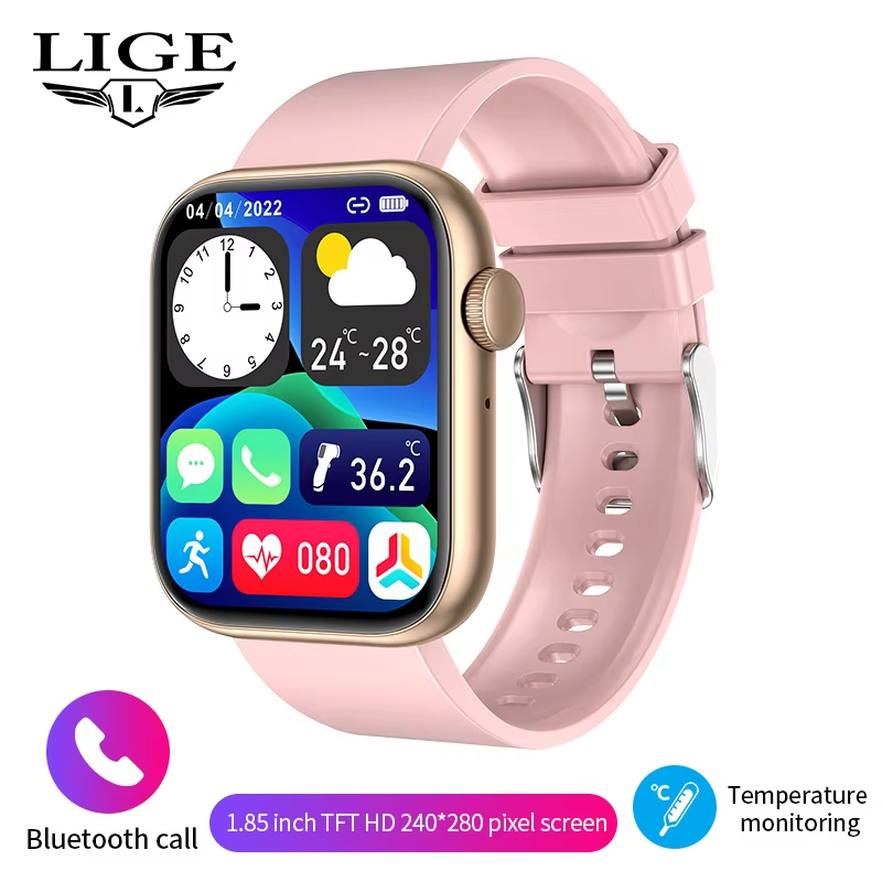 Thumbnail: New Smart Watch 2025 Wireless Charging Smartwatch Bluetooth Calls Men Wome