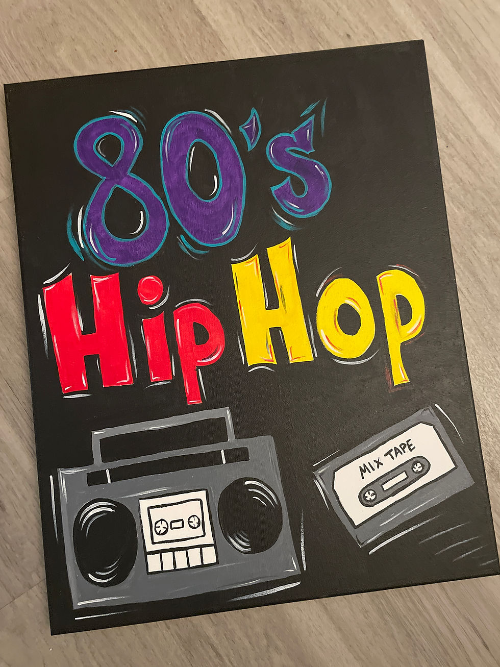 80's Hip Hop Canvas