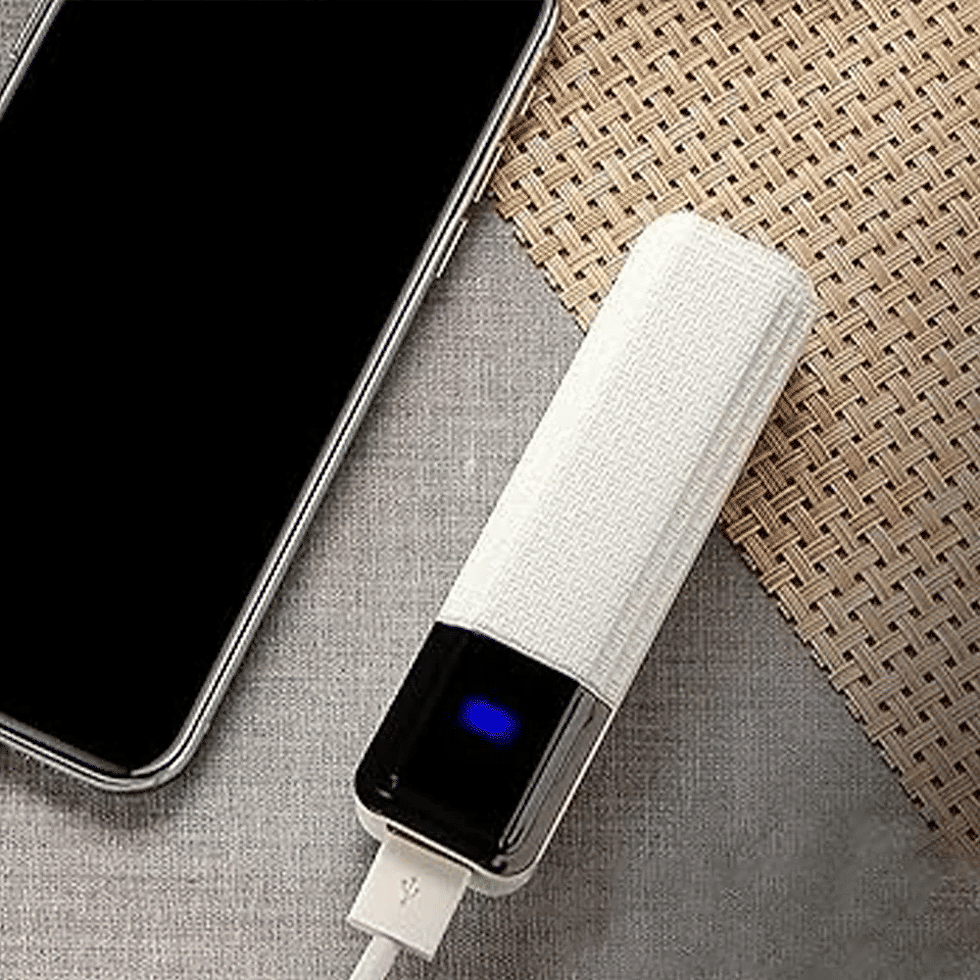 Miniatura: Carregador Portátil Power Bank Compacto 2600mAh Para Emergências Diárias