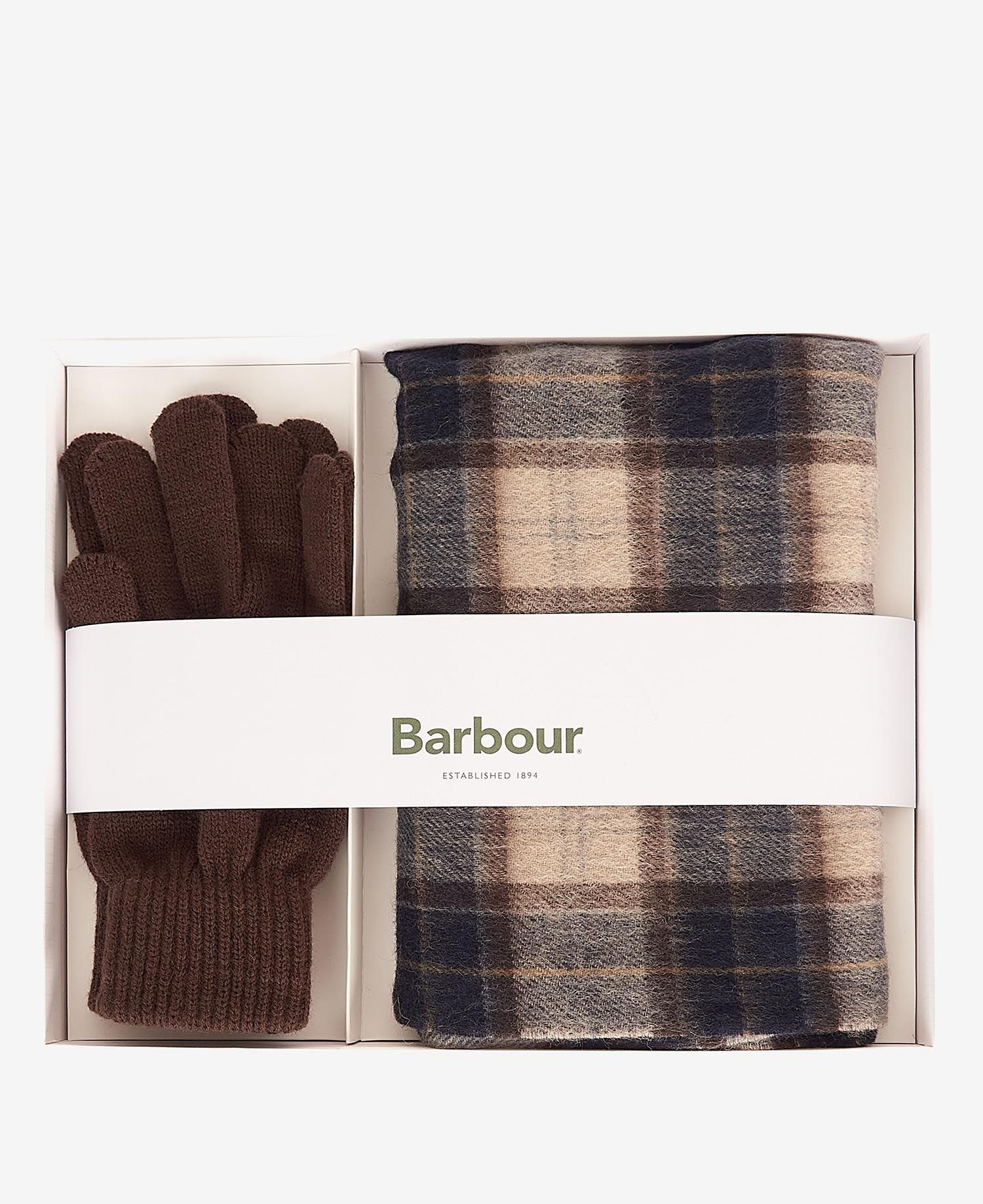 Coffret gants et écharpe BARBOUR