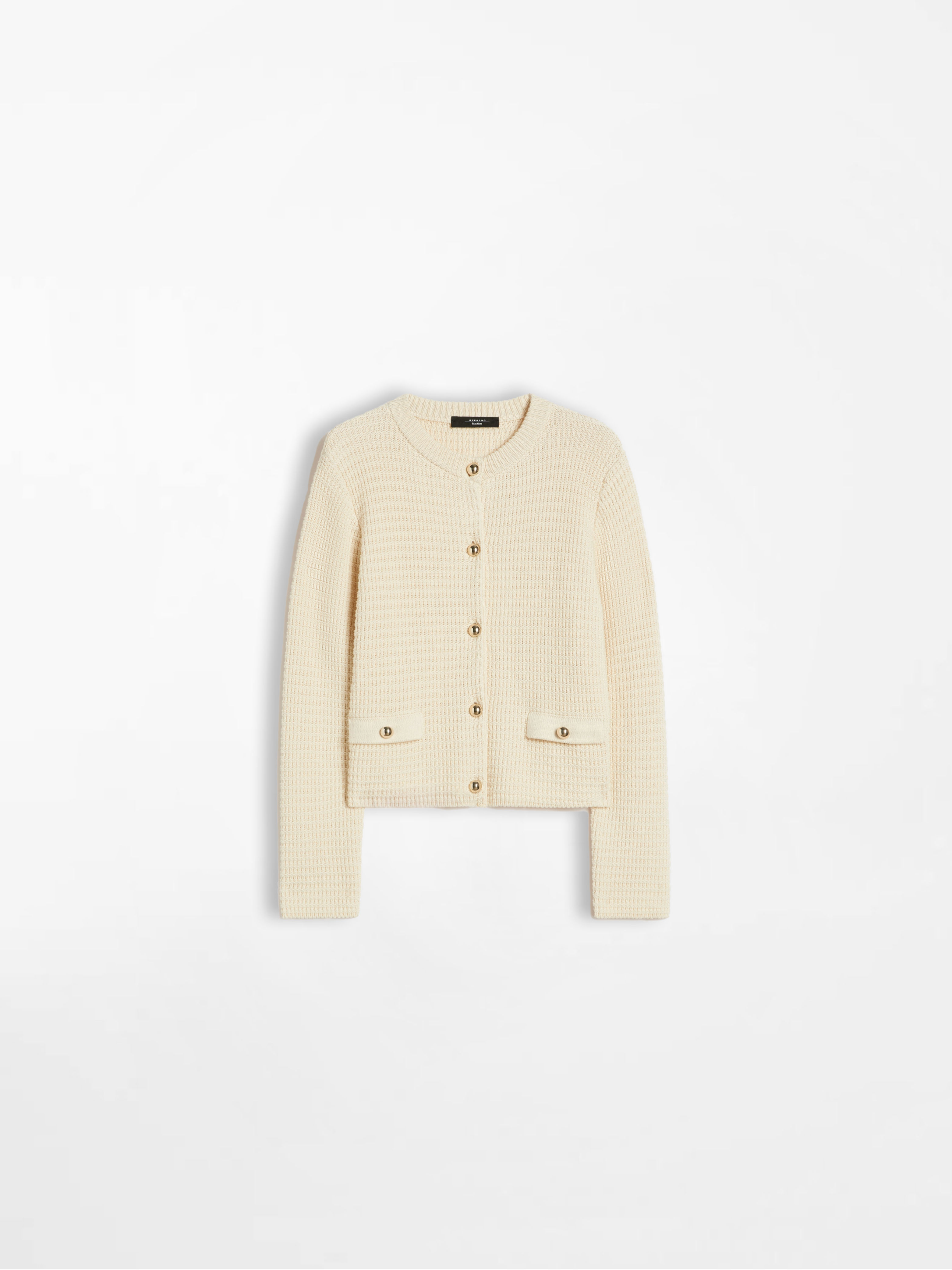 Cardigan court en coton MAX MARA