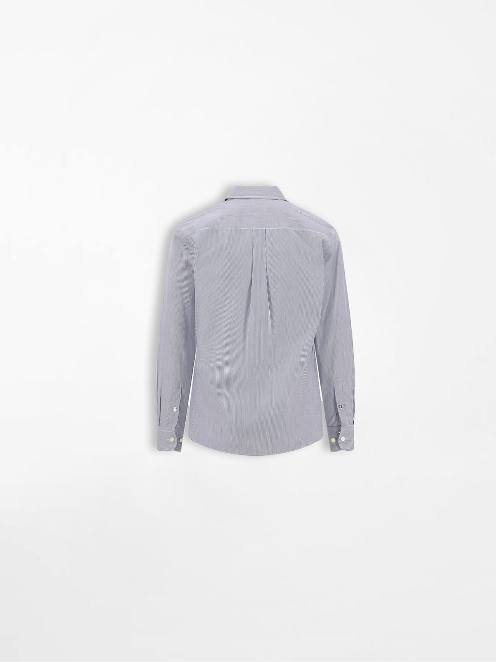Miniature : Chemise en coton à rayures et col Kent
