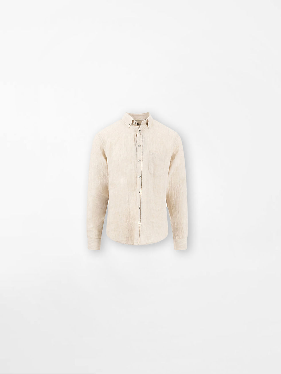 Miniature : Chemise en lin à col boutonné