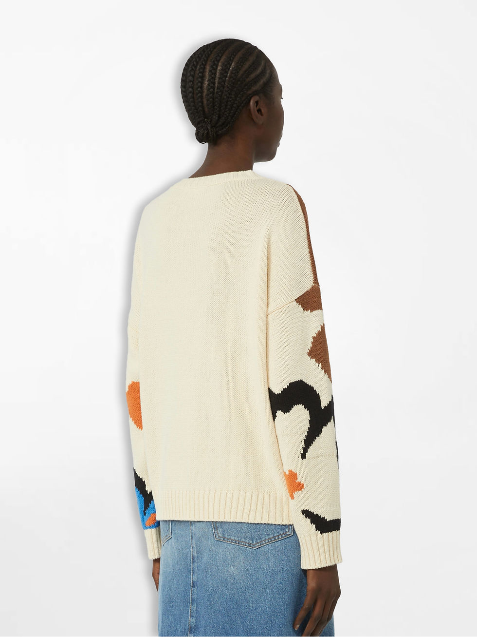 Miniature : Ras-du-cou en coton à motif MAX MARA