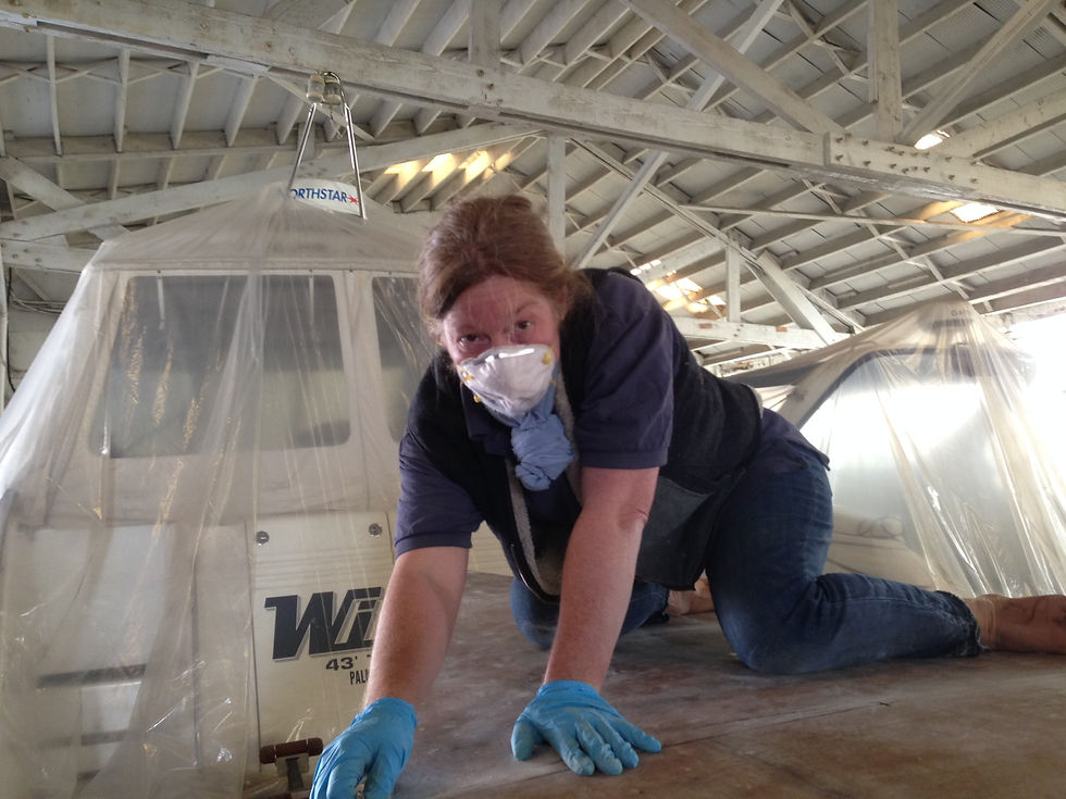 sanding decks