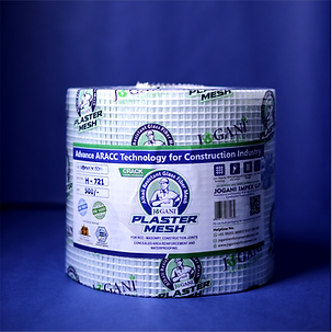 JOGANI HeavyDuty Fiberglass mesh for crack prevention application in Wall joints, masonary joints, construction joints etc.