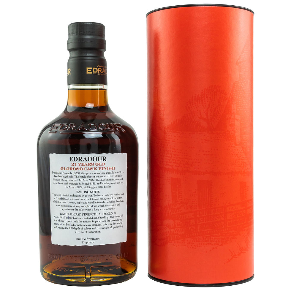 Miniaturbild: Edradour 2000 Sherry Finish, 21 Jahre