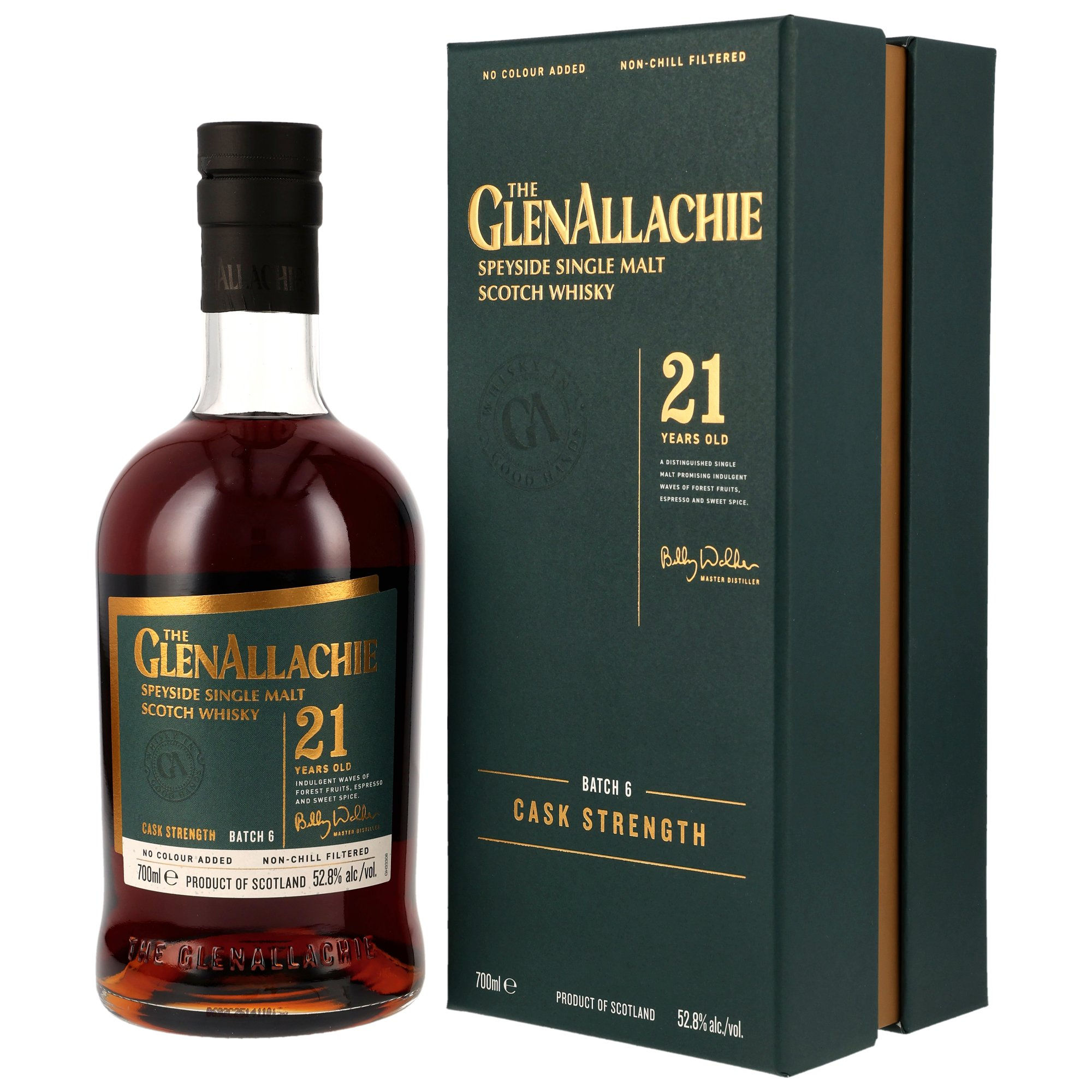 GlenAllachie 21 Sherry Cask Strength, limited Batch 6