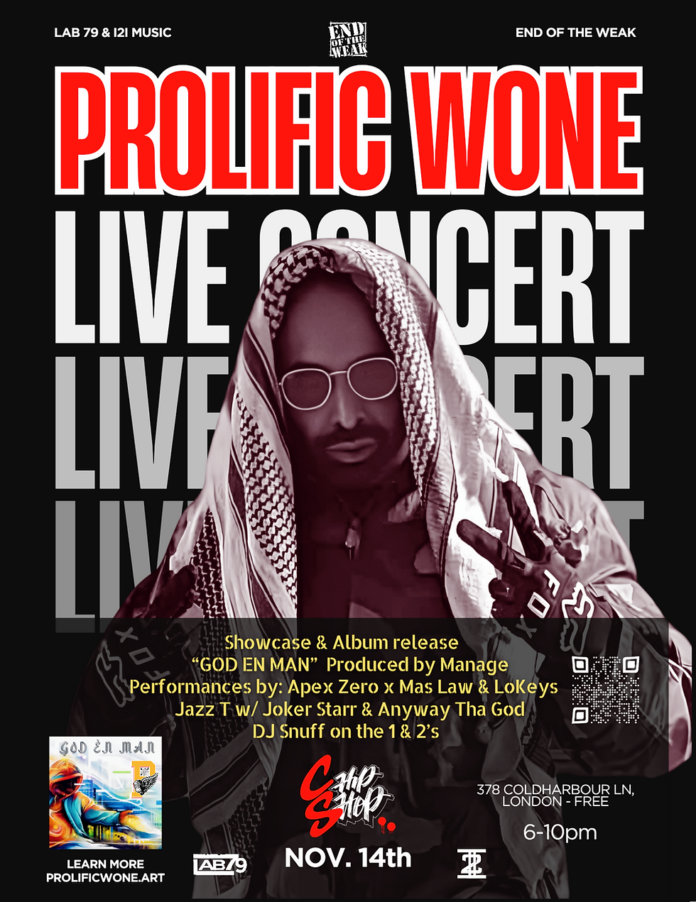 God En Man Live Show and Album Release @Chip Shop