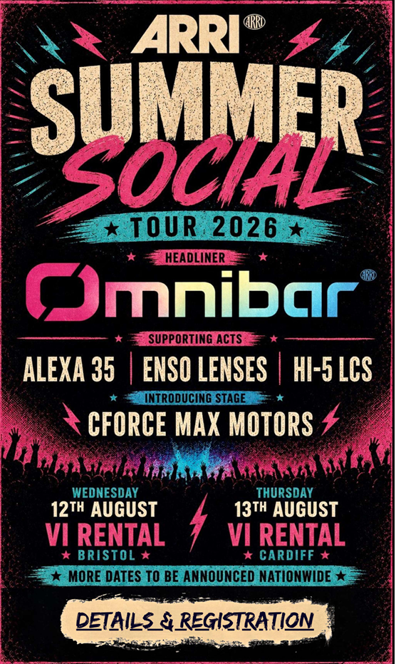 ARRI Summer Social Tour 2026 - Bristol & Cardiff