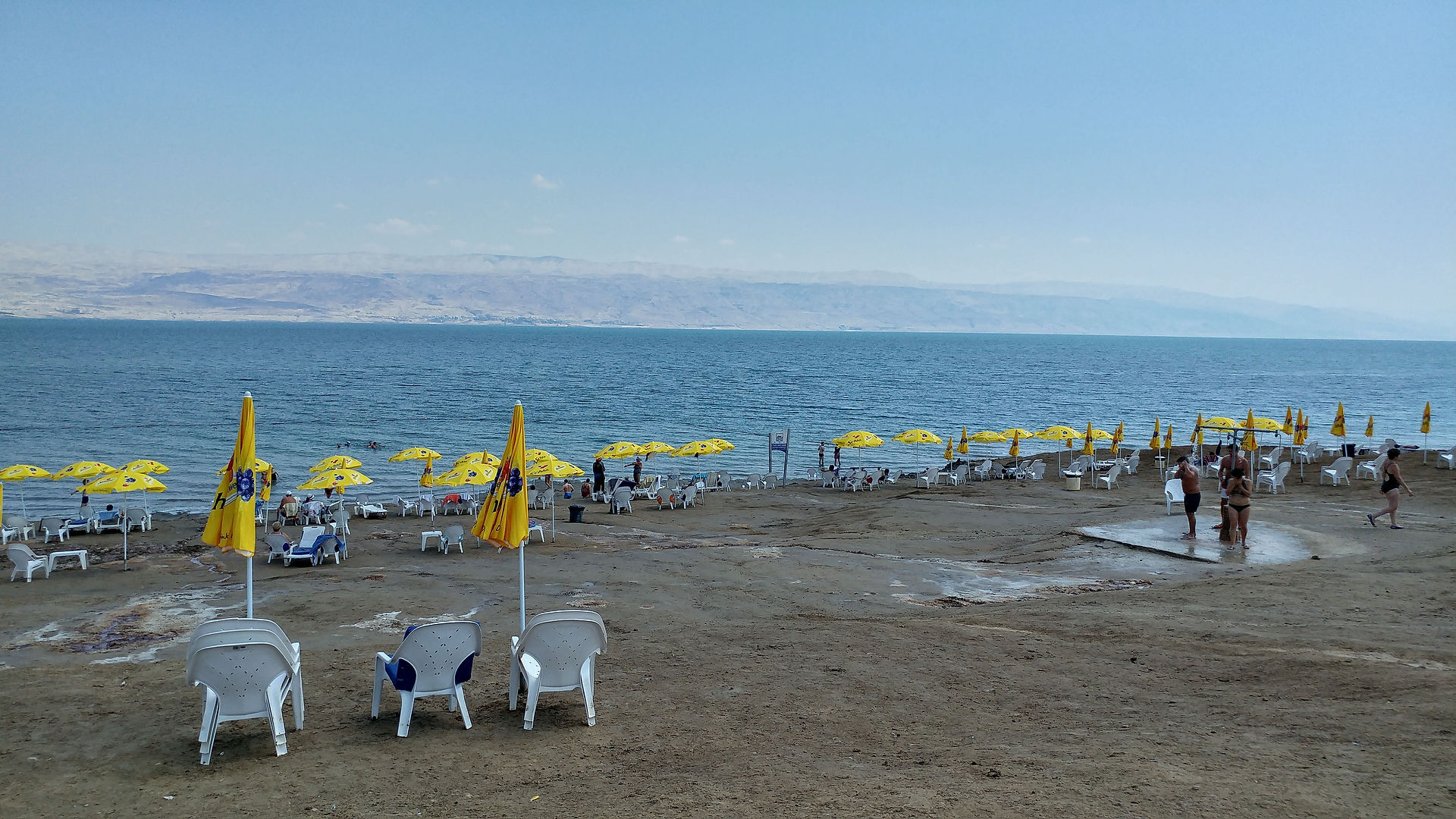 View on the beach