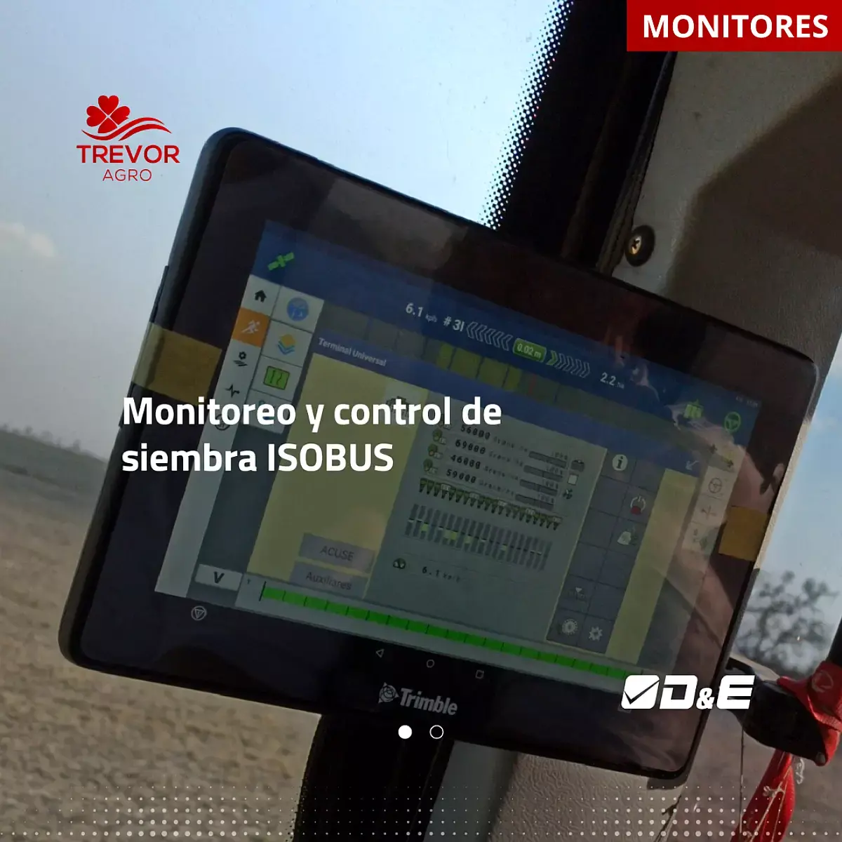 Pilotos D&E GFX 750 + NAV 900arr + EZ Pilot PRO + Plataforma