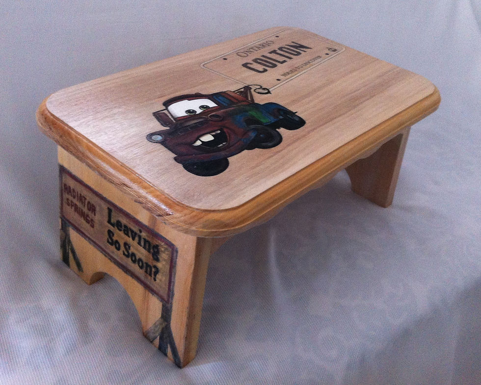 Sir Tow Mater Step Stool