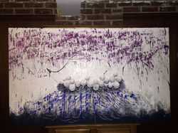 Custom Abstract Painting 60" x 36"