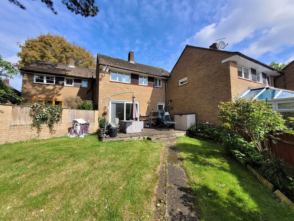 Rear Garden with Patio
