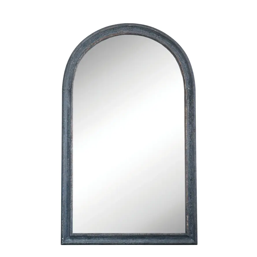Distressed Framed Wall Mirror