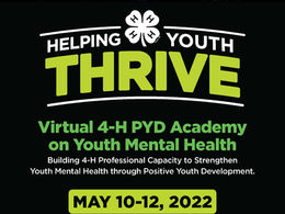 4-H Virtual PYD Academy on Youth Mental Health