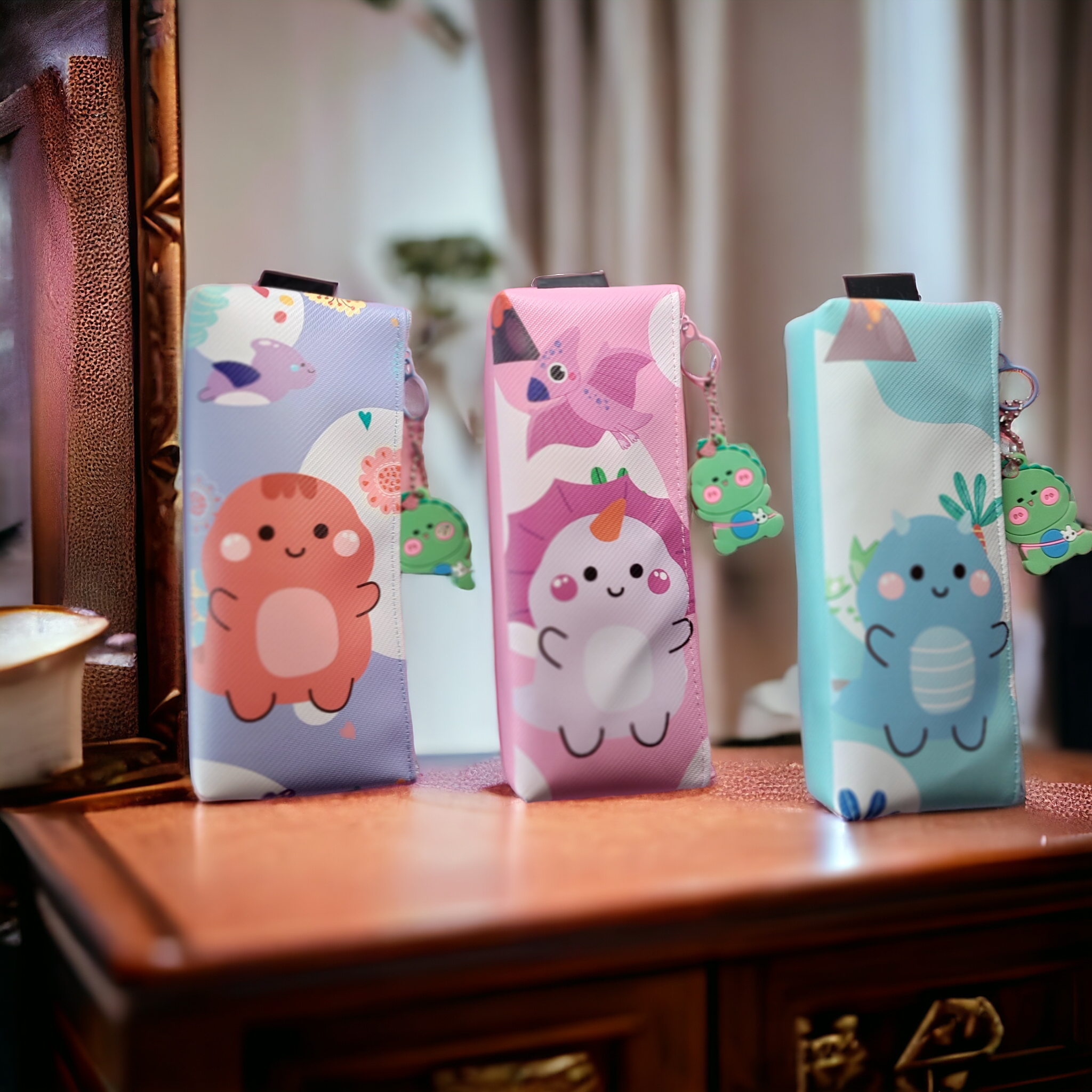 Printed colorful pouch