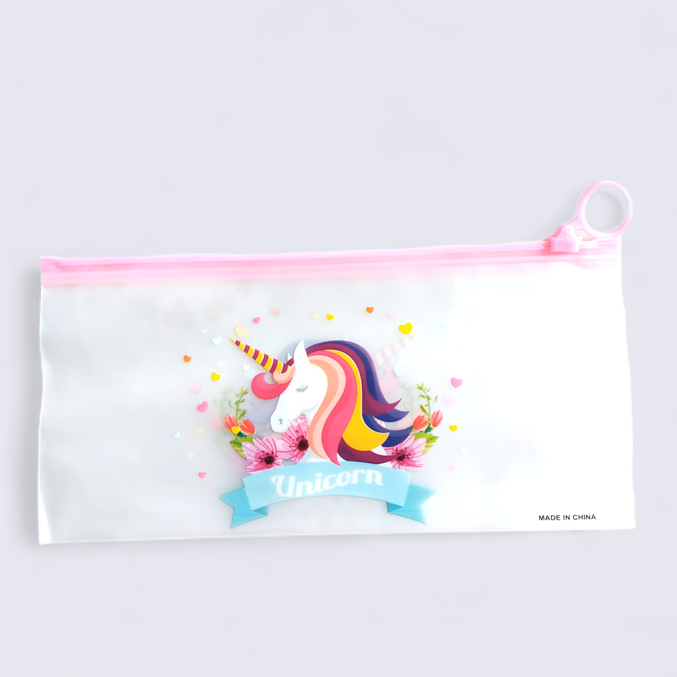 Thumbnail: Pouches with superheroes and princes print (set of 5)