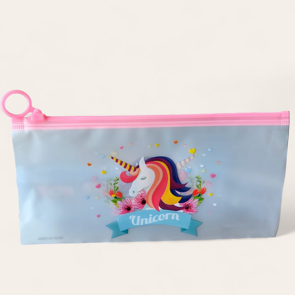 Thumbnail: Pouches with superheroes and princes print (set of 5)