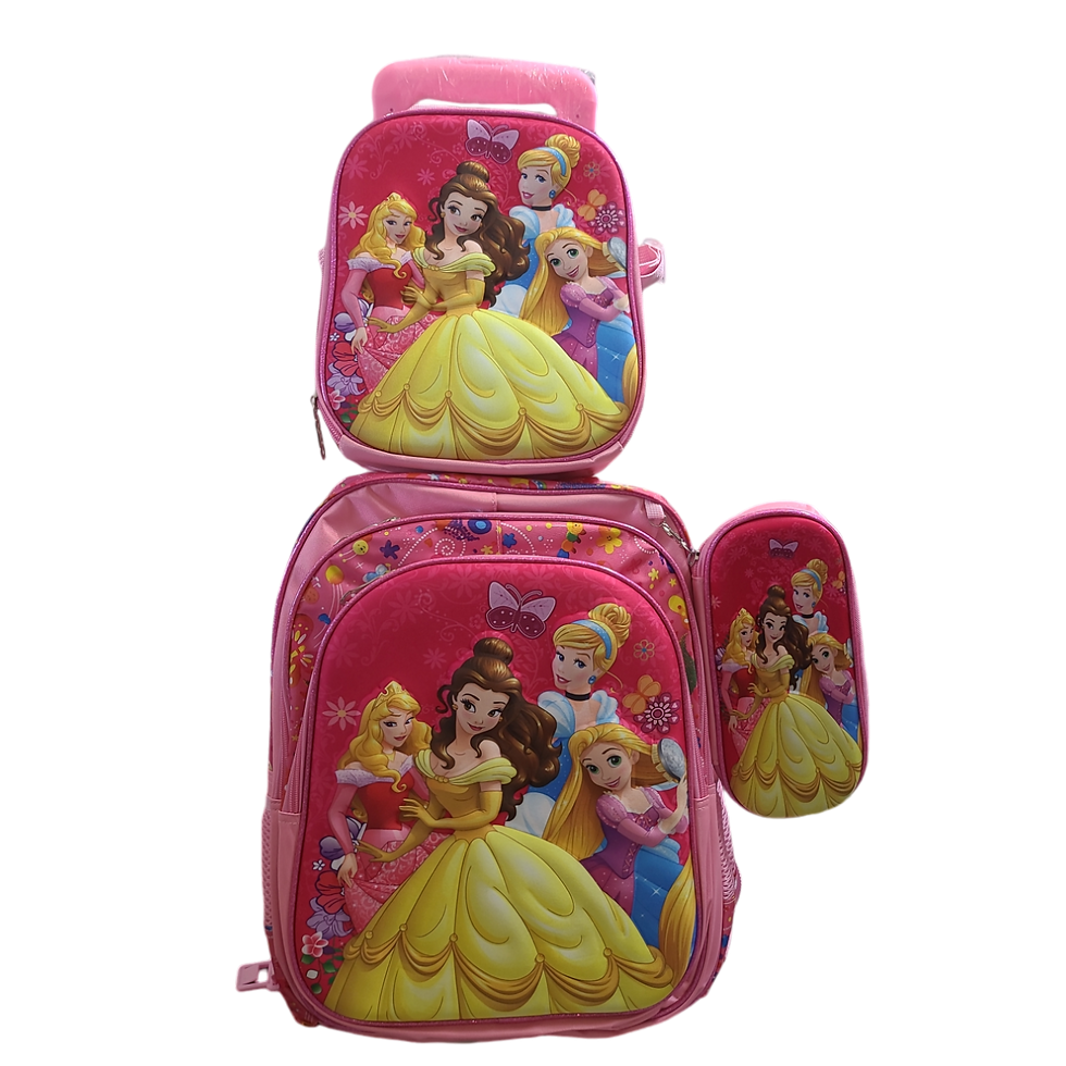 Thumbnail: Princess Bags (Set of 3) with detachable trolley