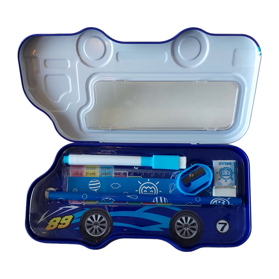 Thumbnail: Bus Shaped Pencil box (Geometry set)