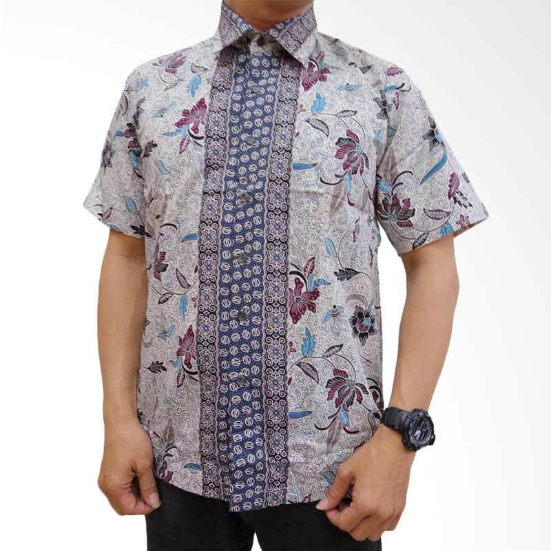 Baju Batik Lampung Abu abu