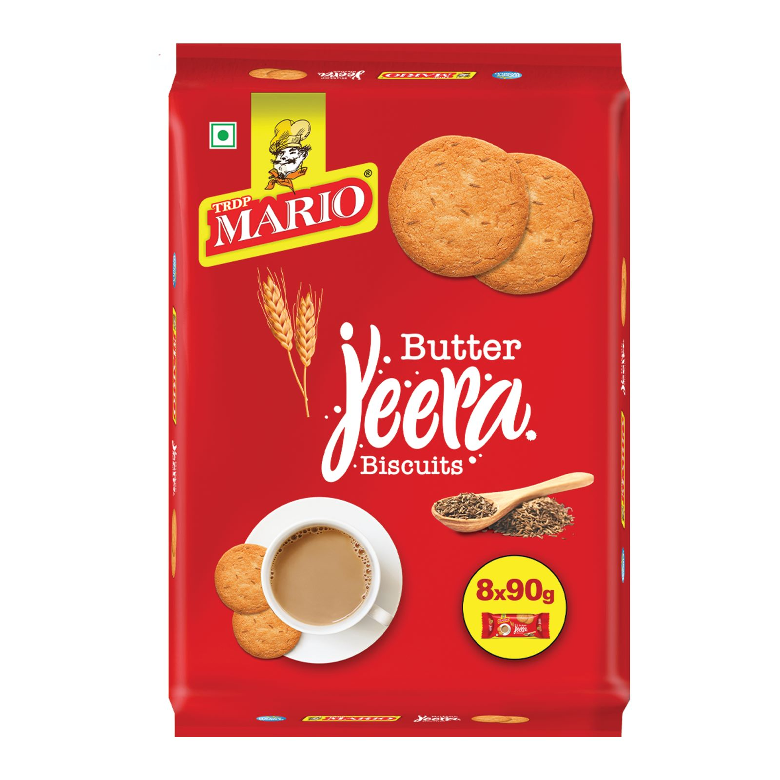 MARIO Butter Jeera Biscuit 8 x 90g