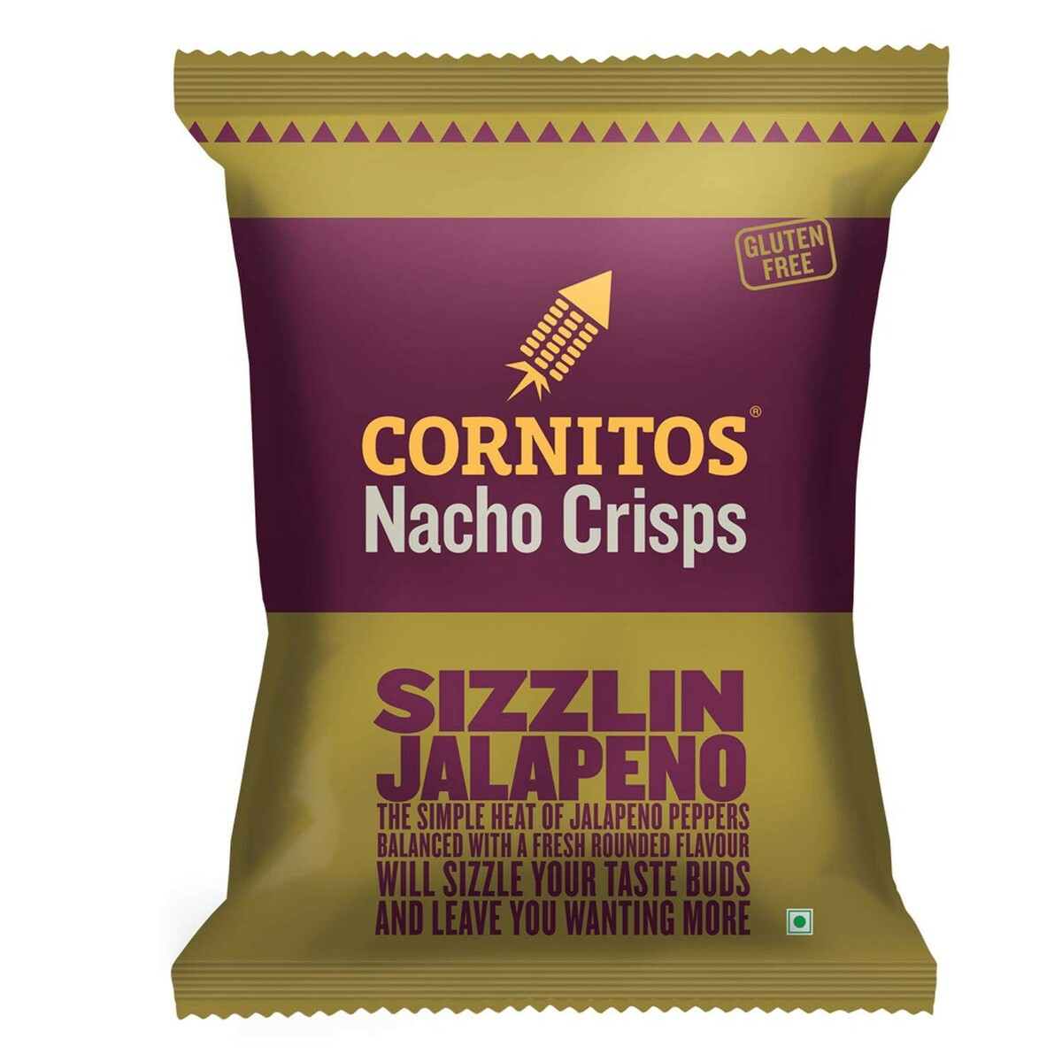 CORNITOS Nachos Crisps Sizzlin Jalapeno 55gm