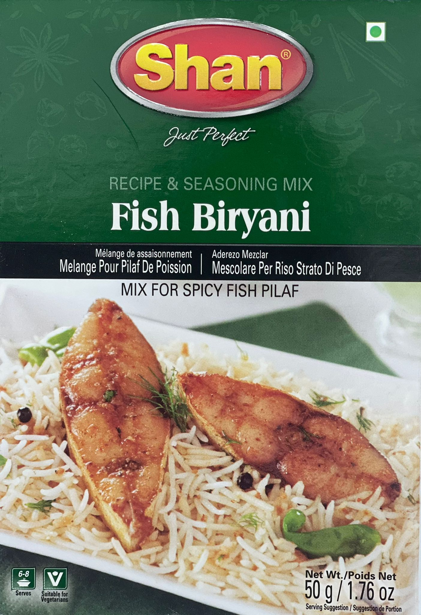 Shan Fish 印度香饭马萨拉 50 克