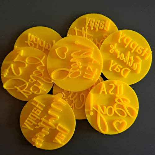 Fondant stamps BakeAssist