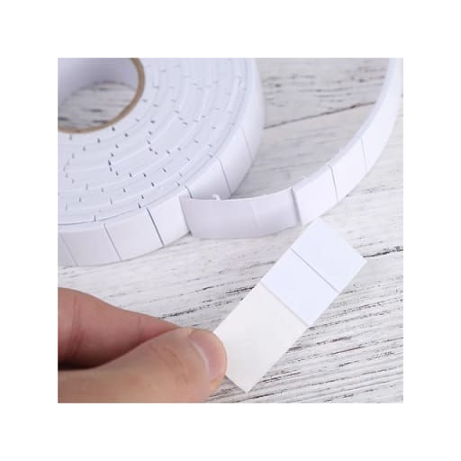 Self-adhesive foam rectangles