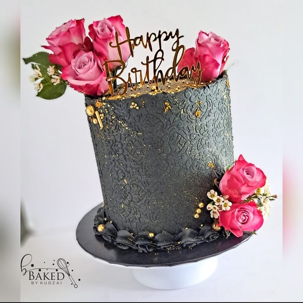 Scarlet cake stencil