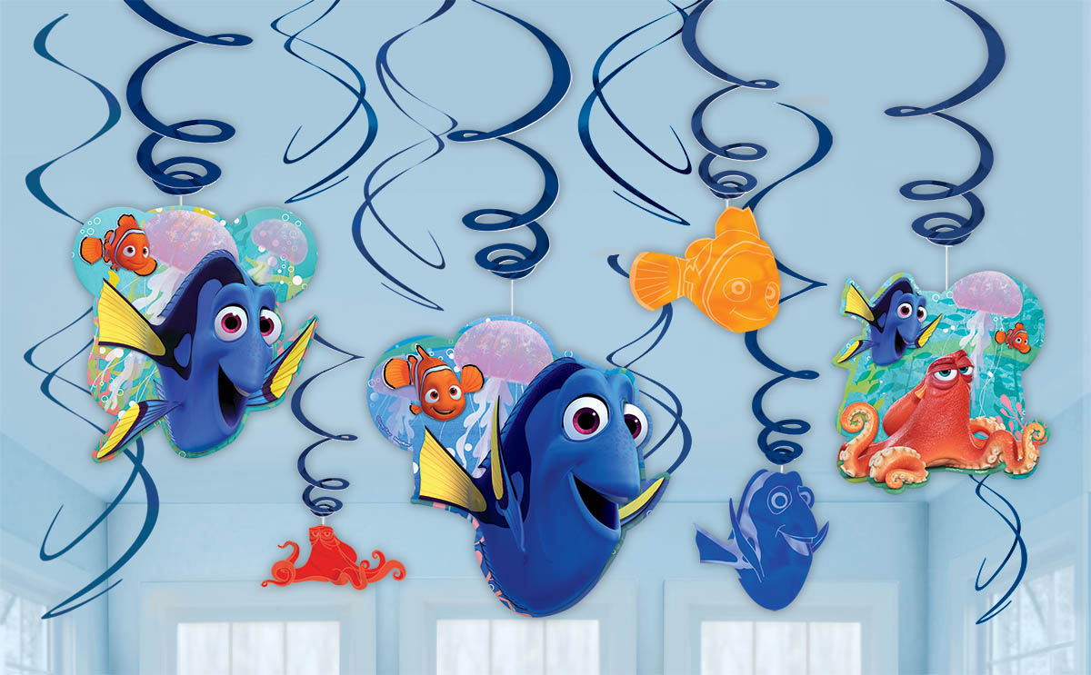 Finding Dory Swirl Decoration (12Ct)