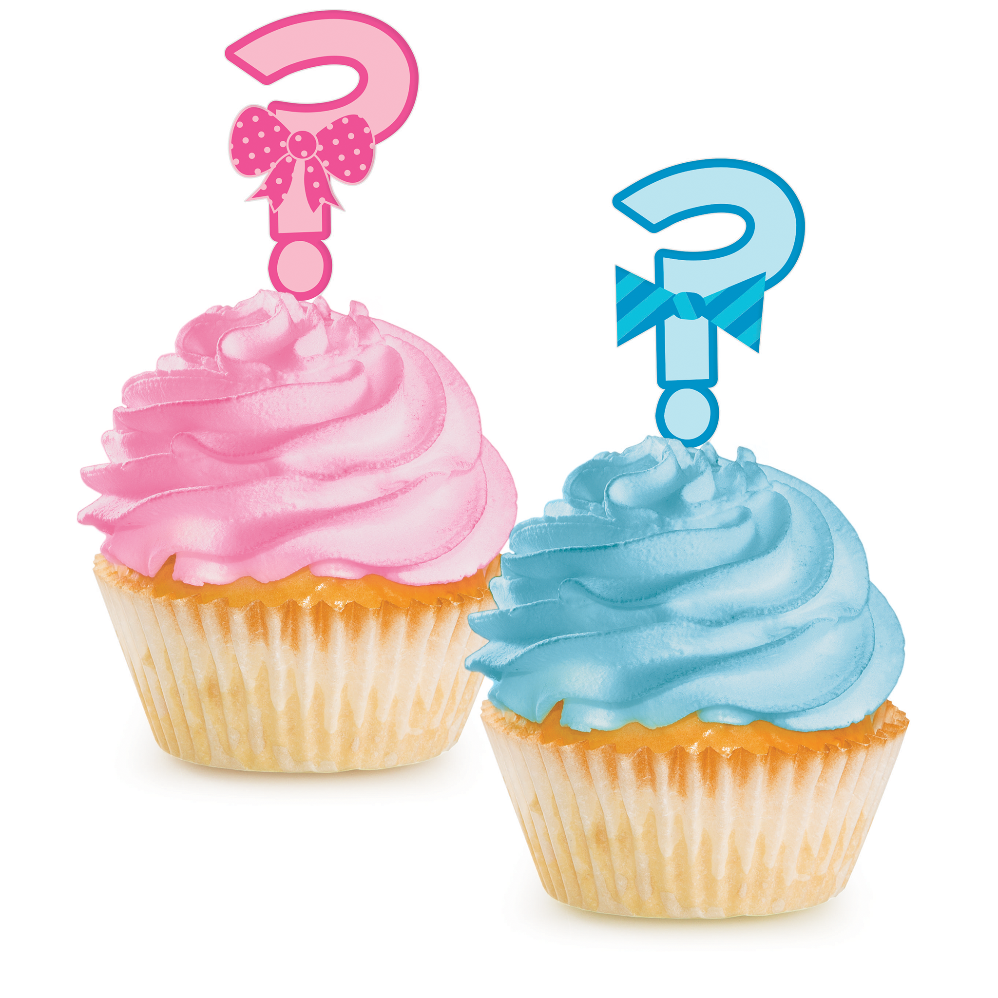 Bow or Bowtie Cupcake Toppers (12ct)