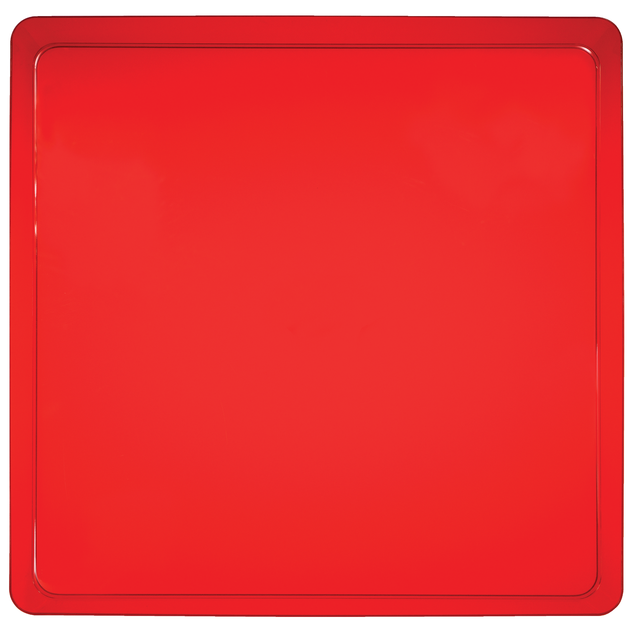 Trendware Square Tray 11.5" Red