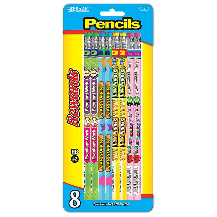 Pencil Rewards 8 Count