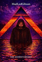 The Journey Begins album cover by MadLadGibson dark rock music release
