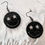 Thumbnail: Leopard Happy Face Acrylic Dangle Earrings