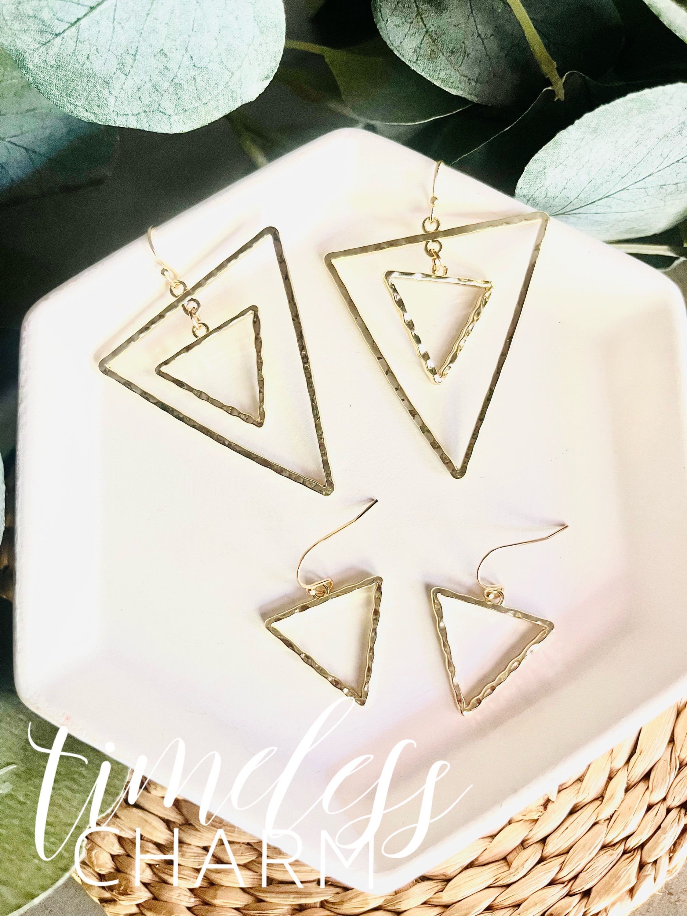 Minimalist Gold Triangles