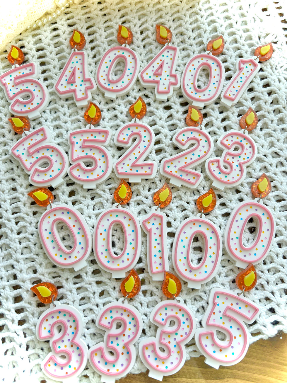 Thumbnail: Birthday Bash • Candle Dangle Earrings 