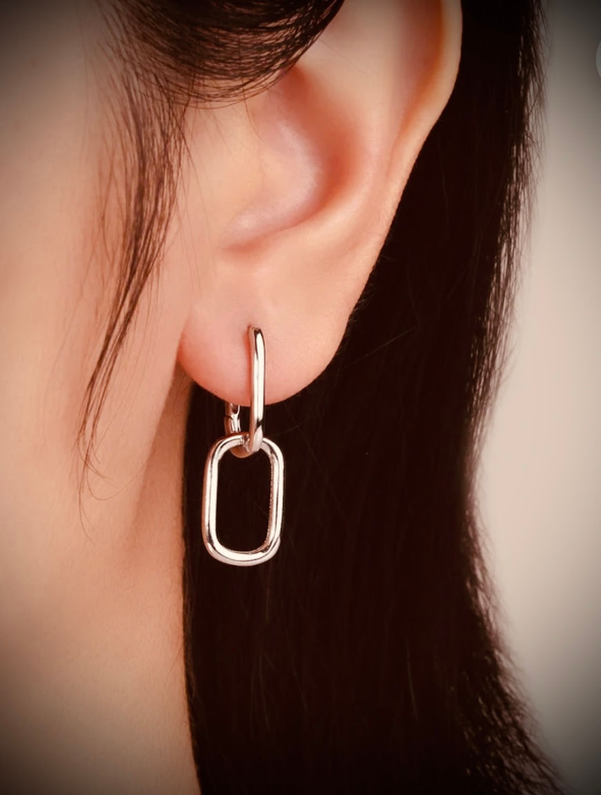 Thumbnail: Linked Up Minimalist Earrings 