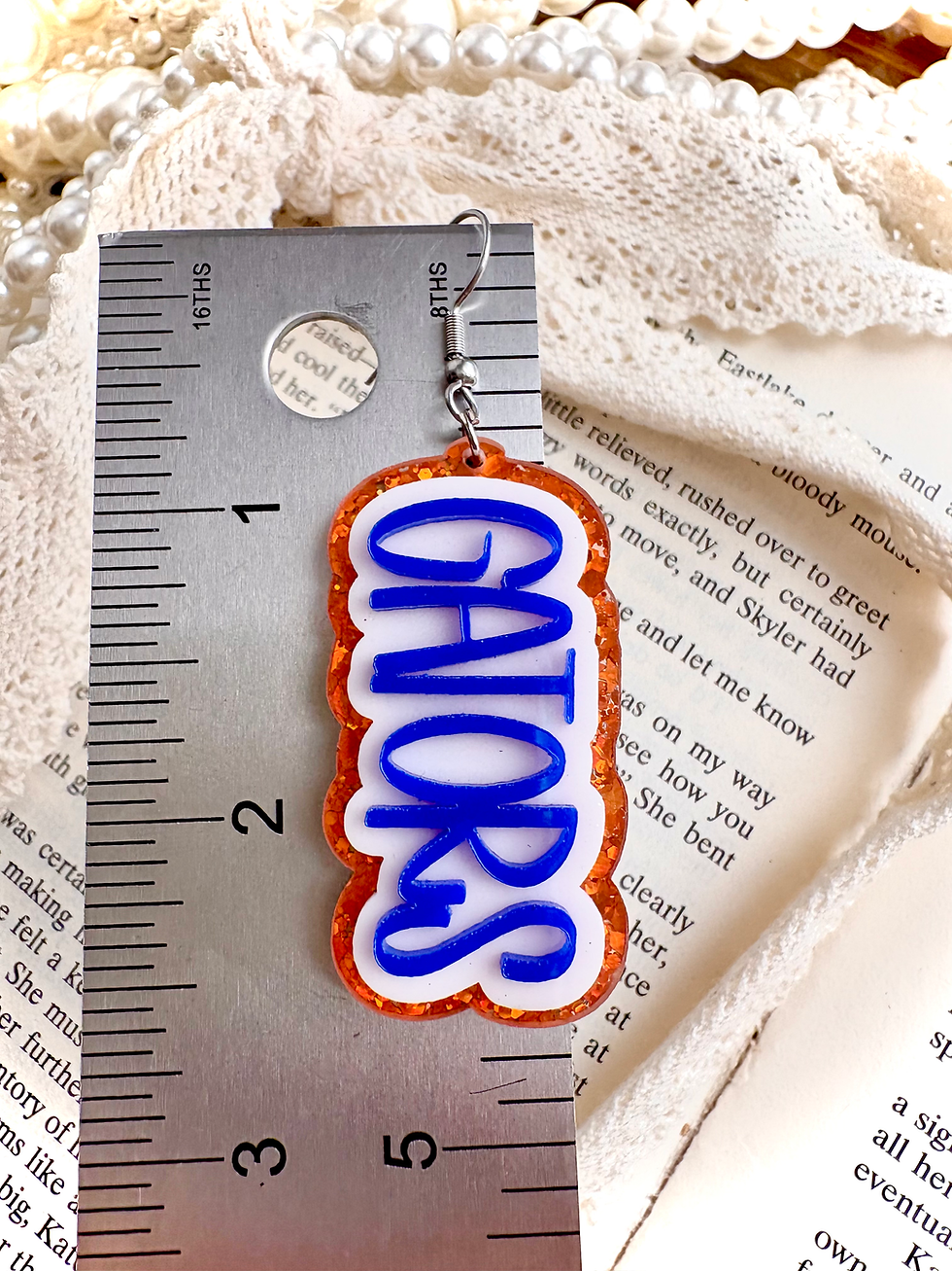 Thumbnail: Gators vs. Dawgs • FL GA Game Day Team Earrings 