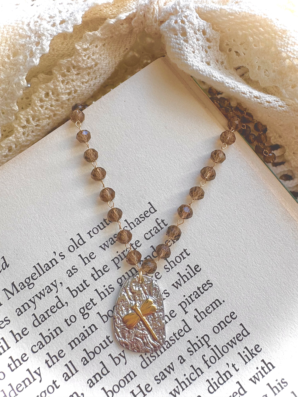 Thumbnail: Down to Earth Glass Beaded Necklaces •  Chains & Pendants