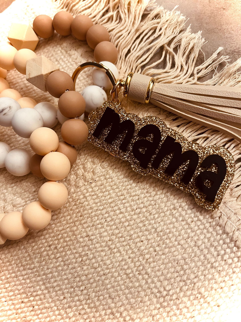 Thumbnail: CUSTOM Wristlet • Keychain Wristlet Silicone Bracelet