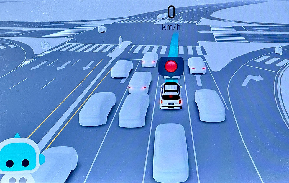 The driver dashboard.