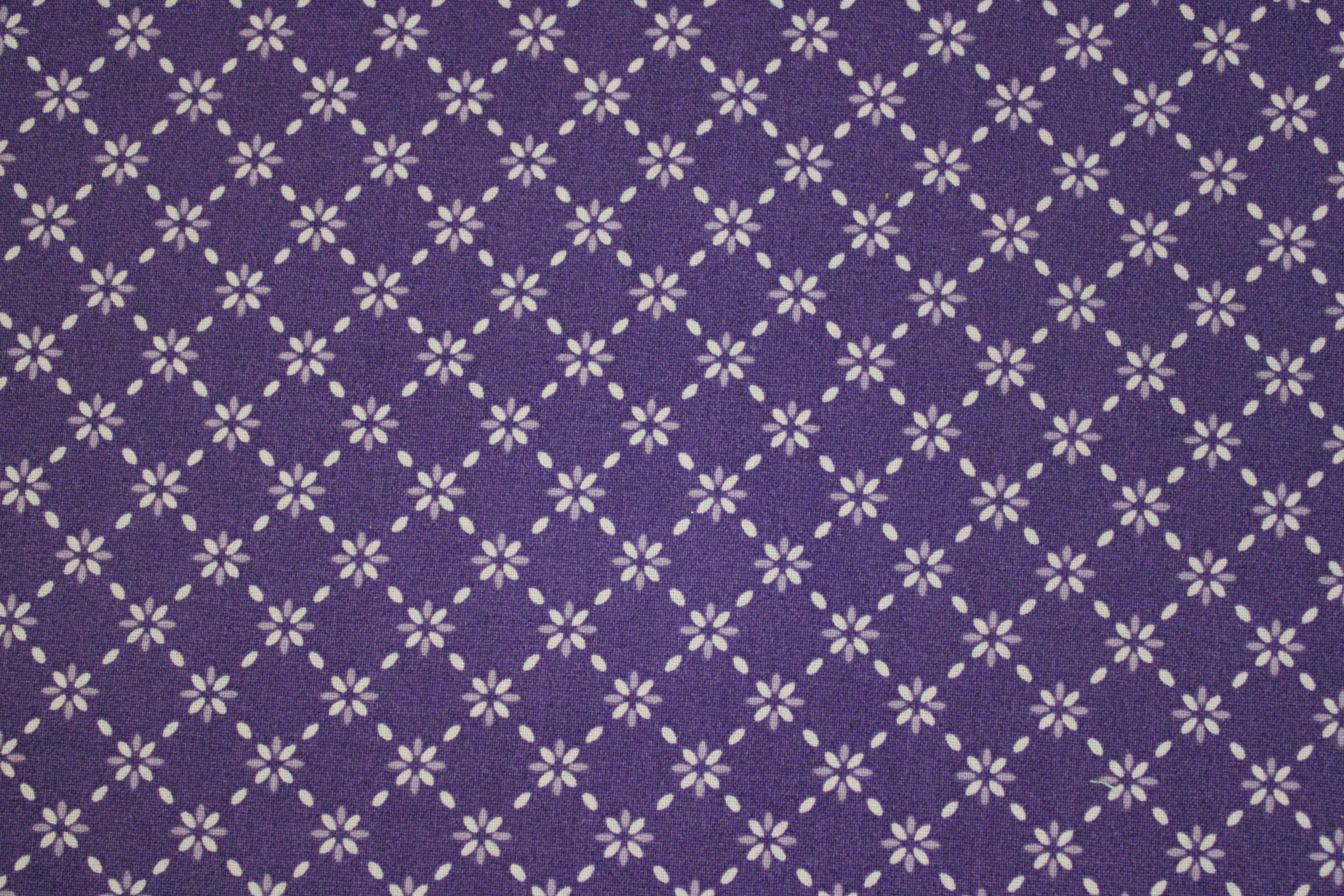 Daisy Trellis Purple - Draper James Fabric swatch